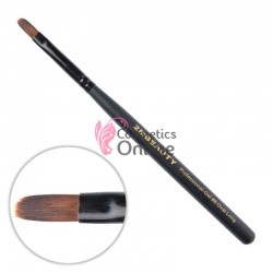 Pensula de unghii 2M Black Beauty pentru gel din par natural Long OVAL nr. 6